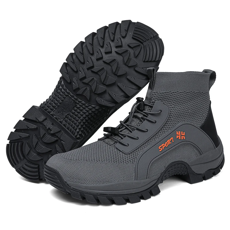 Hiking Shoes for Men Outdoor Comfortable Mesh High Top Boots Mountaineering Woman Quick Drying Leisure Travel Sneaker