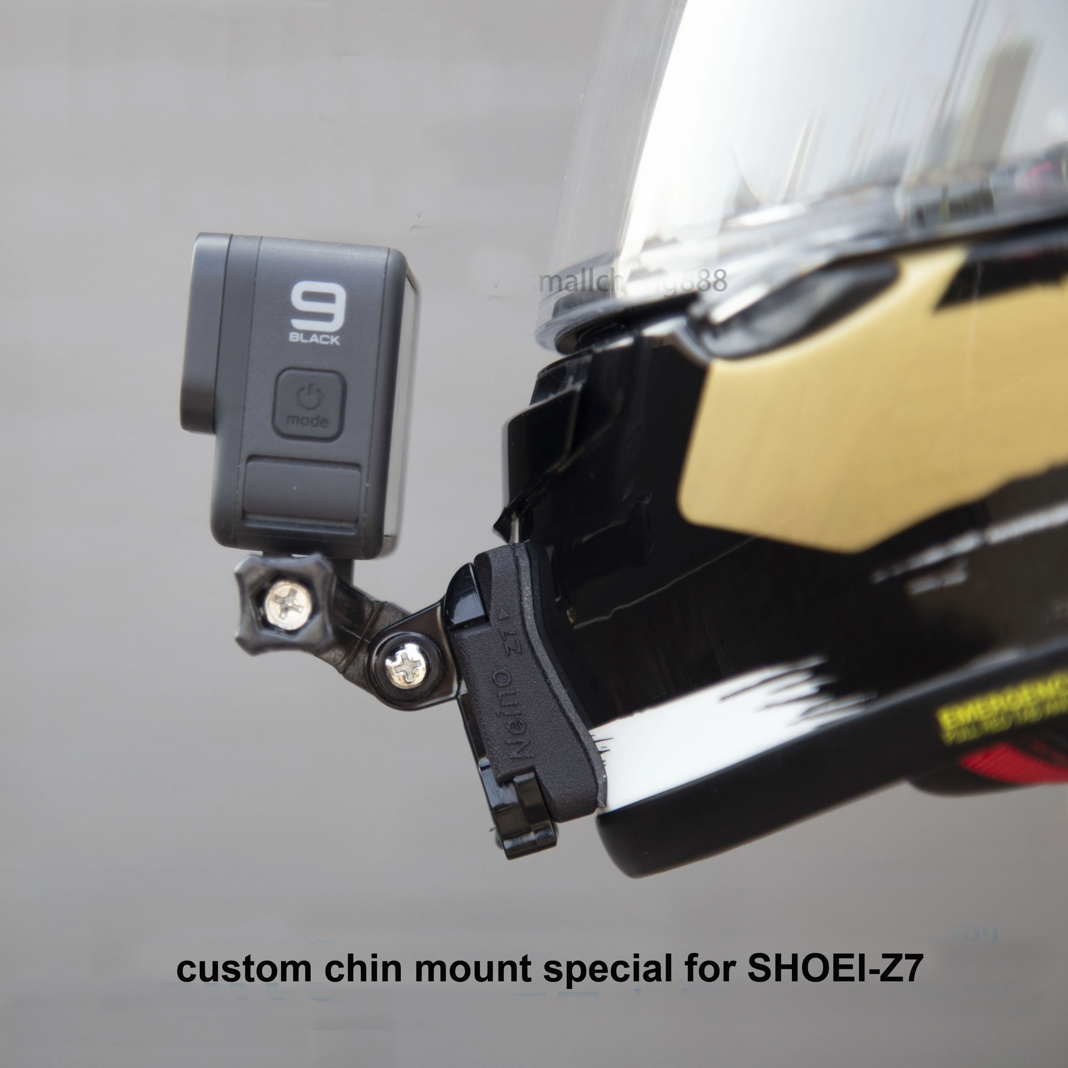 

custom chin mount special for shoeiZ7 active camera motorcycle jaw brackets outdoor riding Anti falling helmet supports