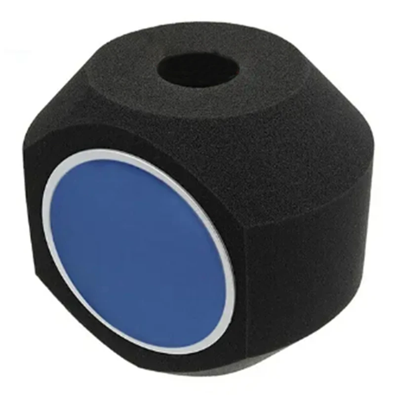 Microphone Wind Shield -Filter Isolation Ball Acoustic For Record Studios Mic Sound-Absorbing Foam Five-Sided Seal