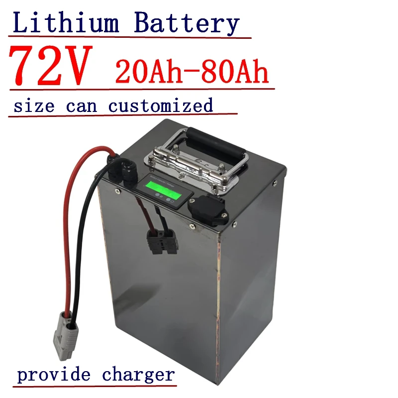 

72V 20AH 40Ah 50AH 80Ah Lithium -ion battery with BMS for motorcycle electric car pedal energy golf cart inverter