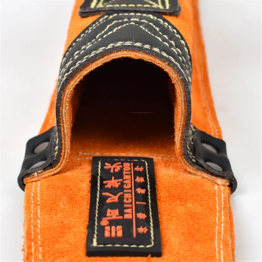 Portable Cowhide Tool Storage Organizer Bags Welding Rod Bag Welding Machine Rod Machine Aerial Work Toolkit Storage Bag