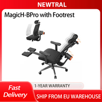 NEWTRAL MagicH-BPro Ergonomic Chair with Footrest, Tailored, Ultimate Comfort, Auto-Following Backrest Headrest, Adaptive Lower