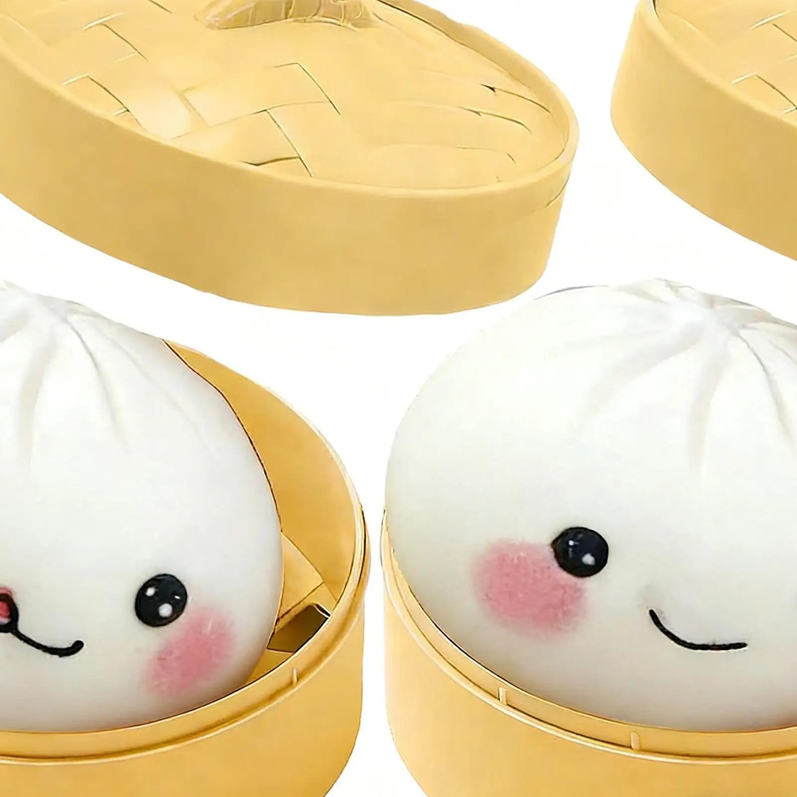 

Squeeze Toys For Kids 12 Pieces Dumpling Fun Props Sensory Fidget Toy With Food Steamer For Employee Teammate Coworker Teens