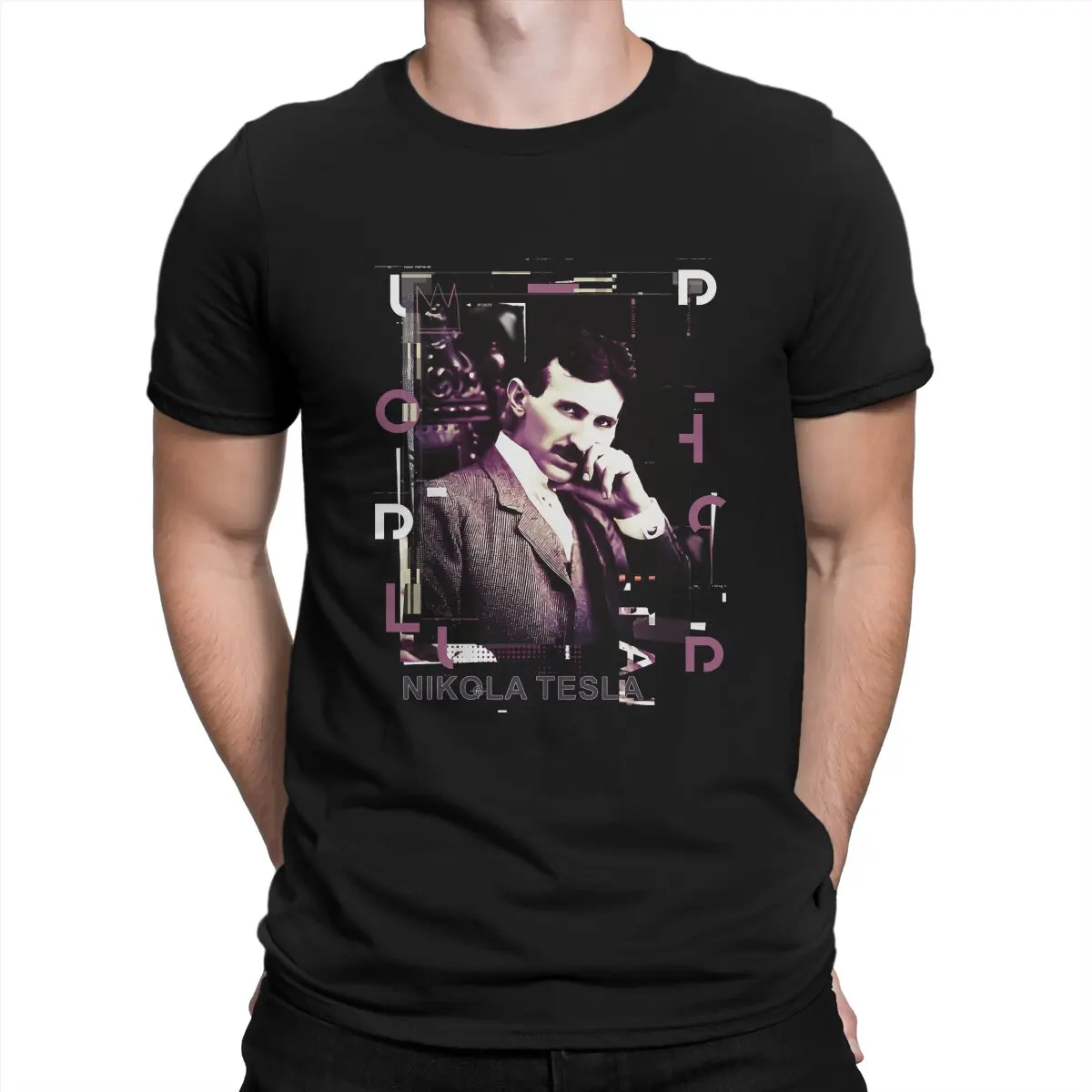 Men T-Shirt Hn0 Funny 100% Cotton Tees Short Sleeve Nikola Tesla T Shirt O Neck Clothes Birthday Gift