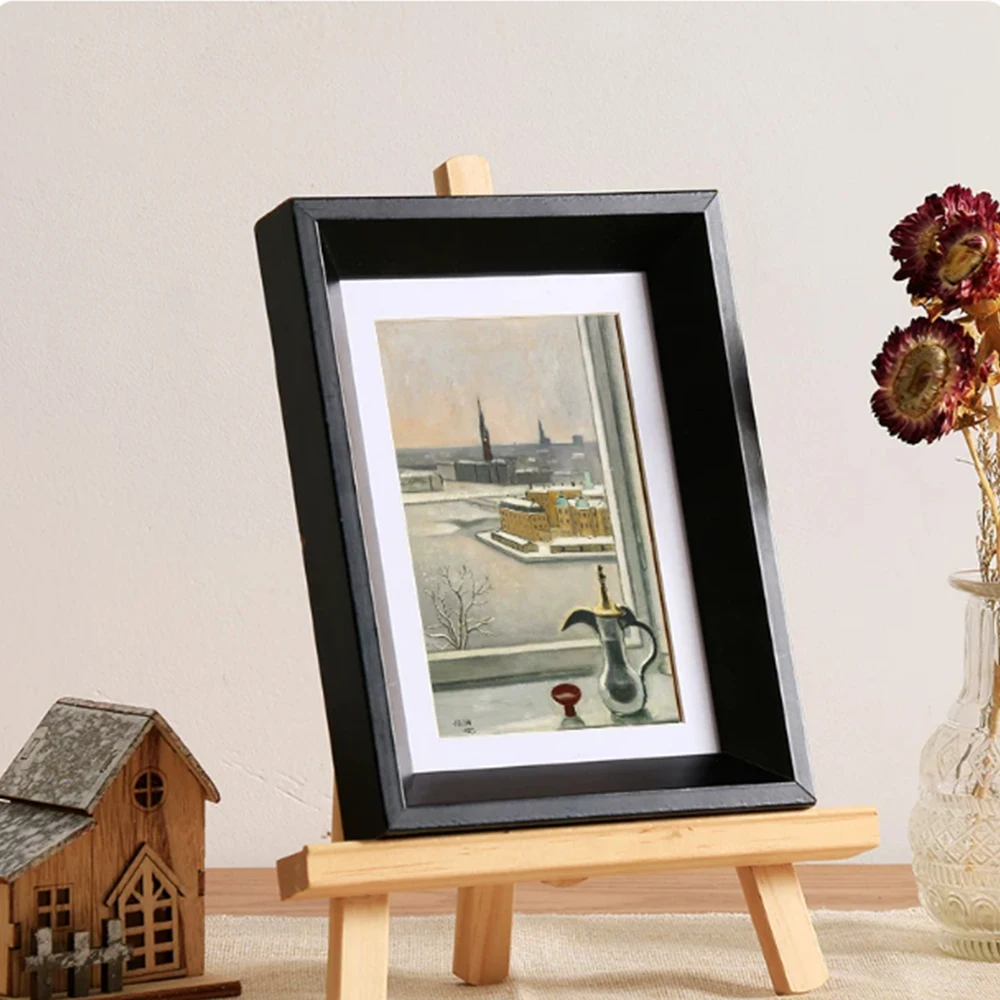 Vintage Wooden Photo Frame 5/6/7/8/10/11/12/A4 Inch High-End Photo Frame Suspension Dual- 2813 Models  Used For Home Decoratio