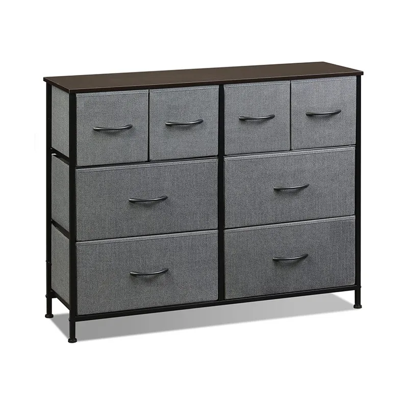 Fabric storage cabinets, household drawer-type organizing cabinets, large-capacity children's toy storage cabinets