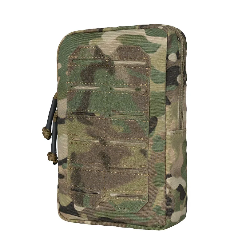 Tactical Molle Pouch Vertical Utility Pouch Laser Cutting Sundry Bag Multifunctional Tools Storage Bag