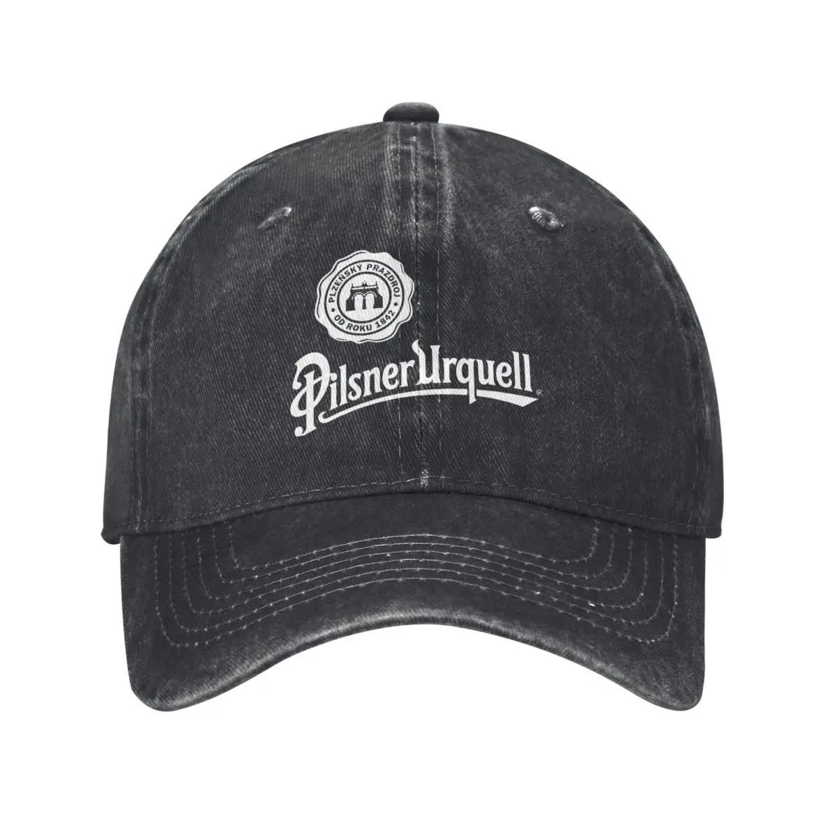 Tee Luv Pilsner Urquell Bier Demin Cap Langlebig für alle Jahreszeiten Sommermütze Herren Baseball Cap