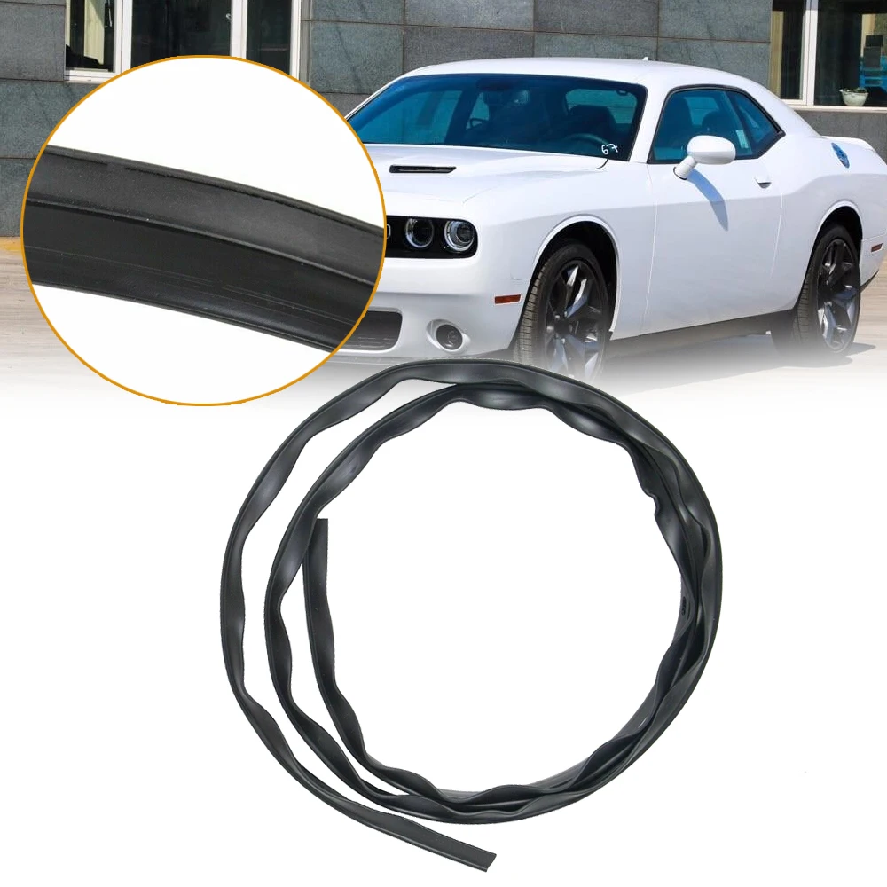 1pc Car Hood Weatherstrip Car Front Bumper Sealing Strip Rubber Auto Seal Car Replace Accessories FOR 2008-2019 Dodge Challenger