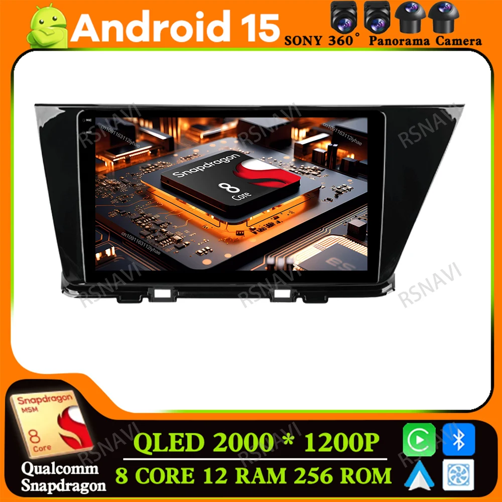 Car Radio Android 15 For  Kia Niro DE 2016 - 2019 Dacia Duster QLED Jdm Multimedia 2DIN Autoradio WIFI+ 4G LTE Mercedes W211 IPS