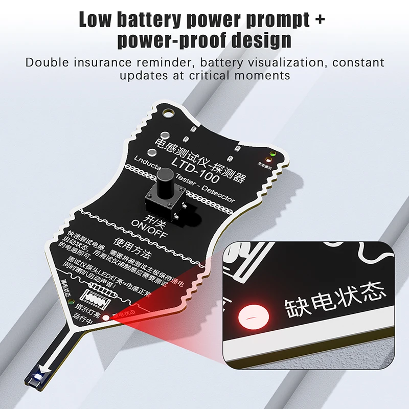 

LTD-100 тестер катушек материнской платы, индукторный детектор, инструмент для ремонта материнской платы ПК, электромагнитная индукция, быстрая проверка неисправностей