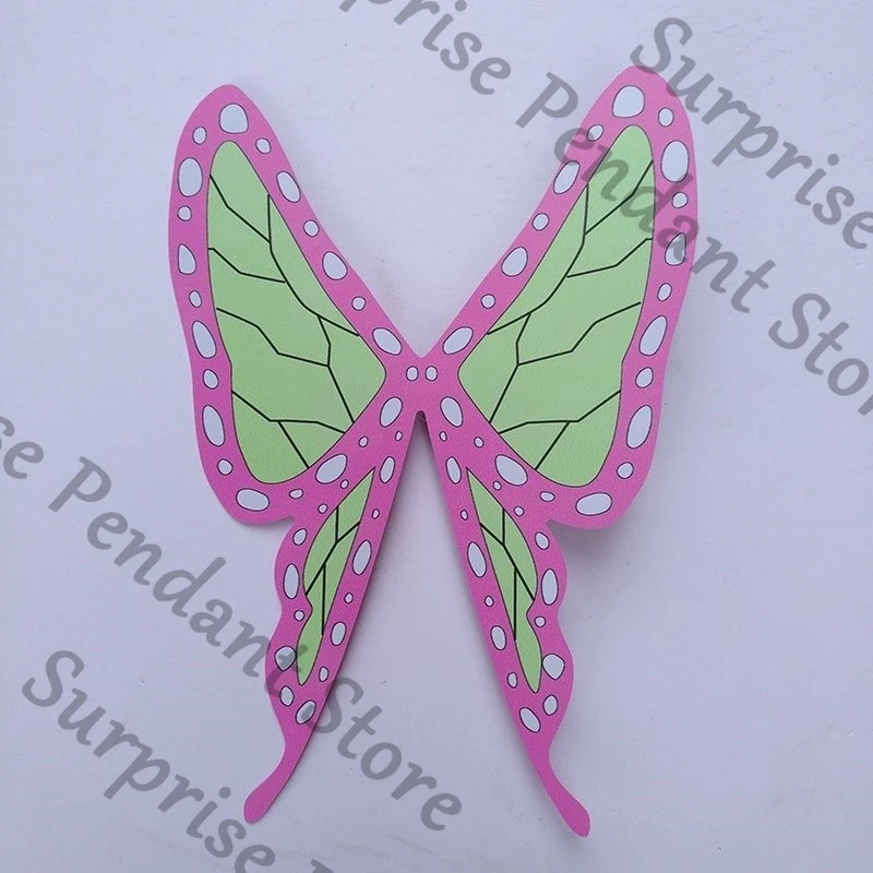 Demon Slayer colleagues ambitus Kochou Shinobu Cosplay Butterfly hair clip prop( Flat and folding versions )