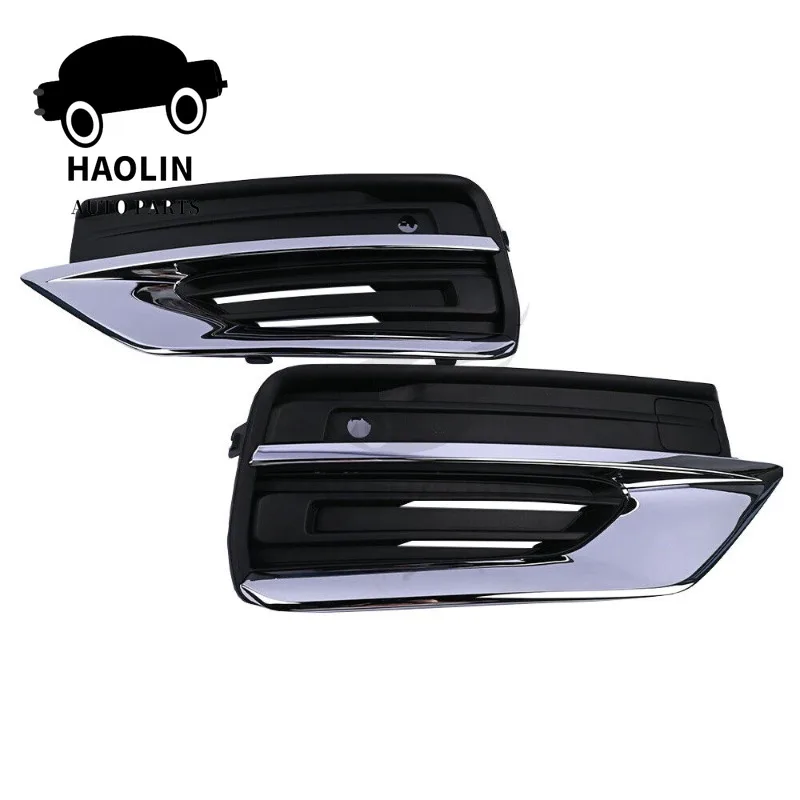 31663515 31663514 1Pair Car Front Lower Bumper Grilles Trim Chrome Cover For Volvo XC90 2019-2022 Replacement 31663539 31663540