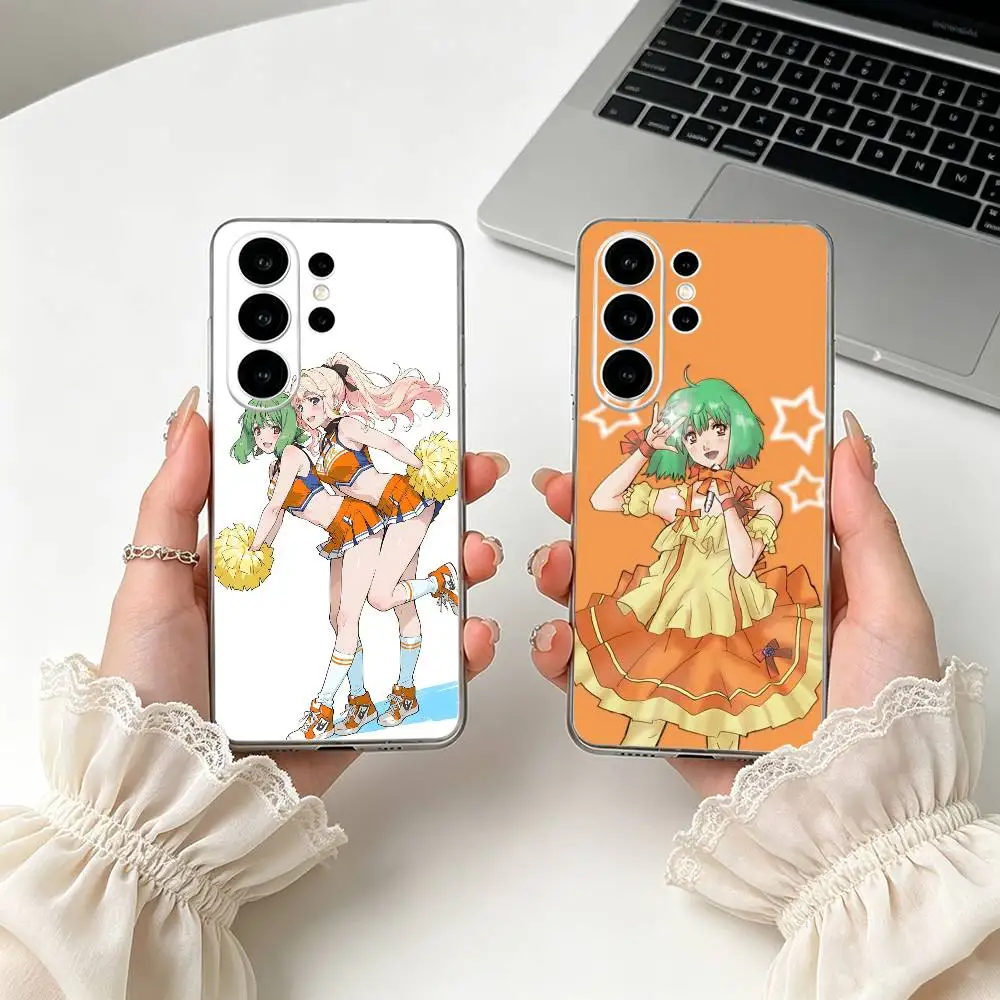 M-Macross -F-Frontier Anime Clear Phone Case for Samsung S25, S24, S21, S22, S23, S30, Ultra, S20, Plus, FE, Lite