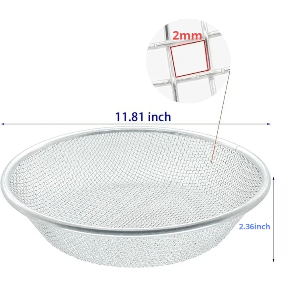 

Gardening For Sand Soil Compost Sifter for 5 Gallon Buckets Galvanized Iron Screen for Dirt Gravel and Compost