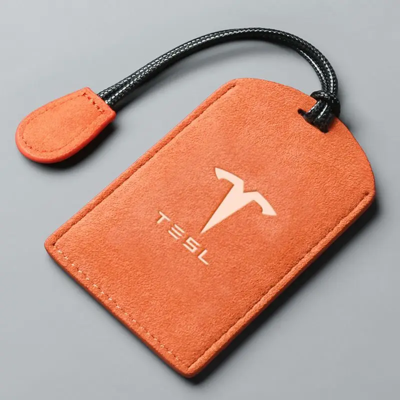 For Tesla Tesla model3Y card keychain modelx/s Remote Control Ya Key bag turning fur