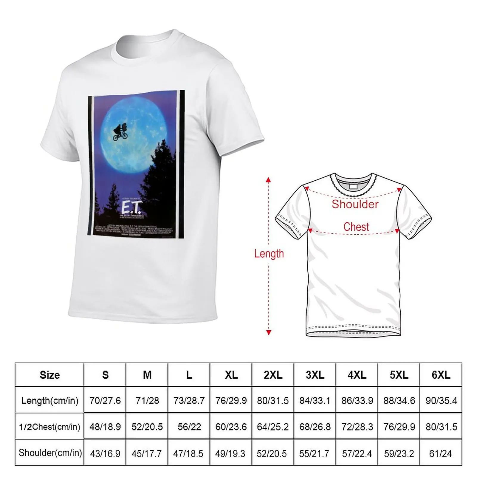 New ET T-Shirt cat shirts quick-drying t-shirt boys t shirts big and tall t shirts for men