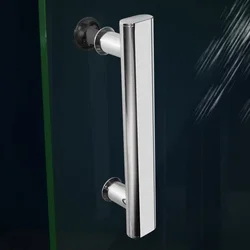 Brand New Garden Home Shower Door Handle Home Renovation Stylish 225*30mm Chrome Effect Silver Stainless Steel