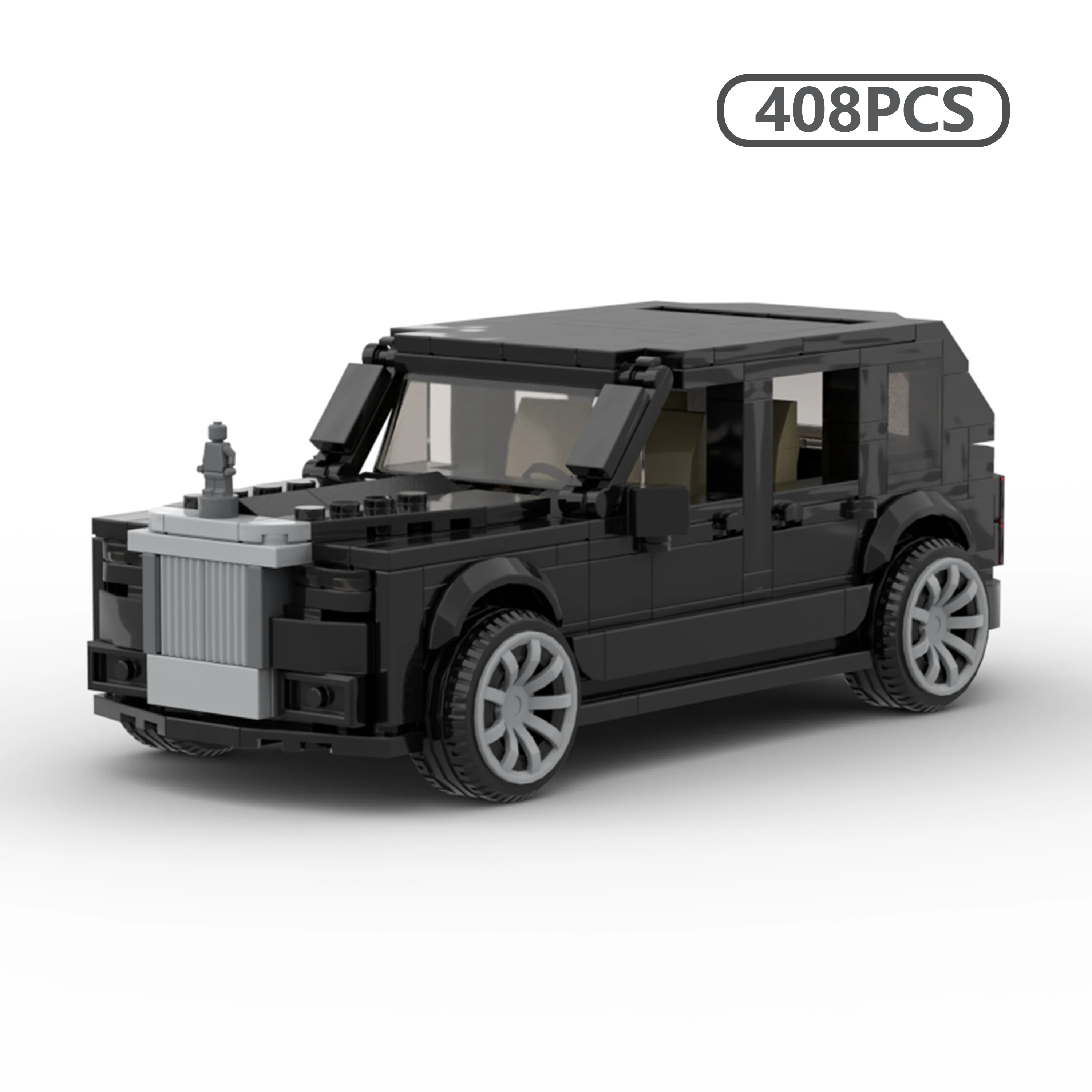 

MOC Cullinan Style Luxury SUV Building Blocks 8-Stud Speed Series Educational Assembly Gift for Adults