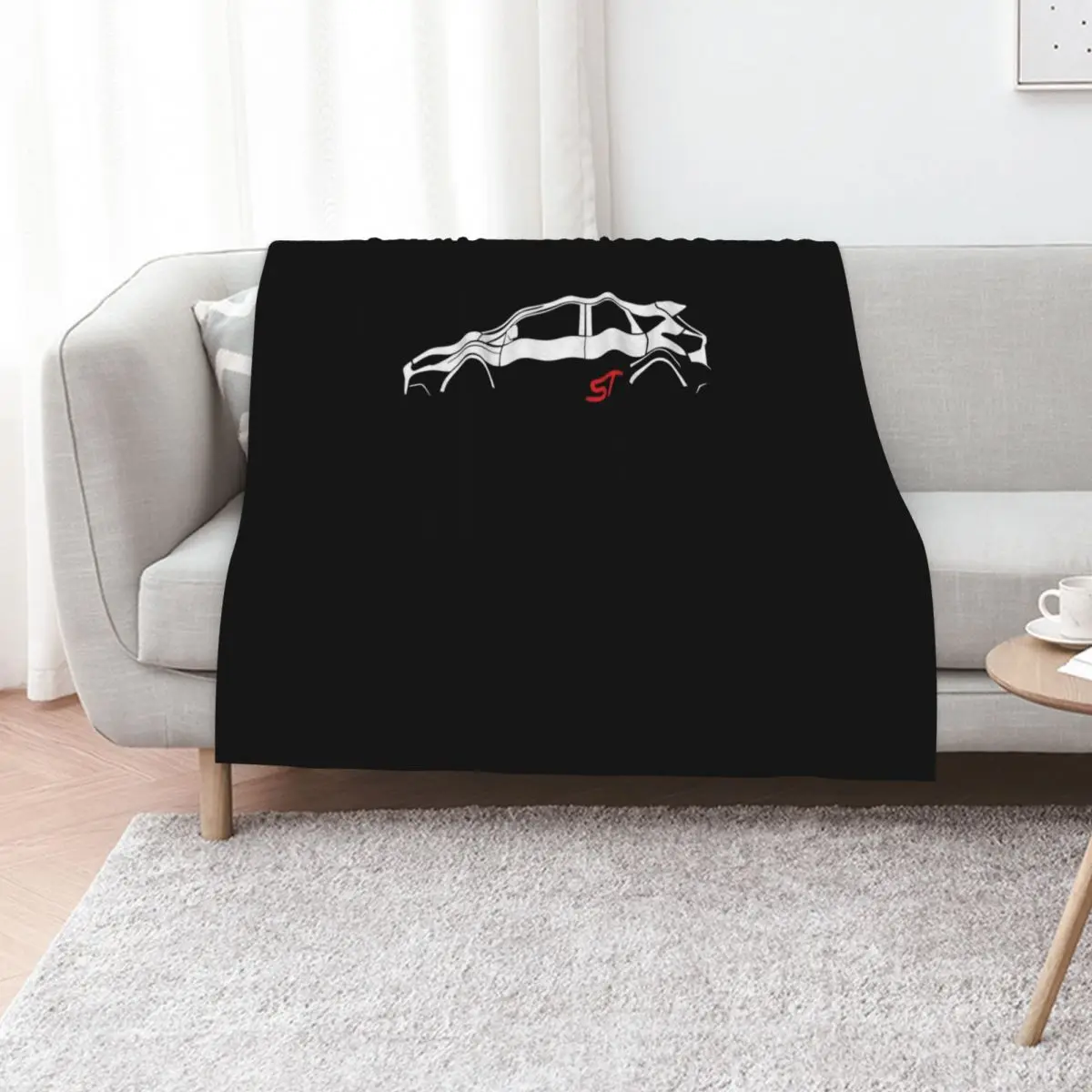 Fórd Focus St Vector Throw Blanket Summer Beddings anime Hair Loose Heavy Plush Blankets