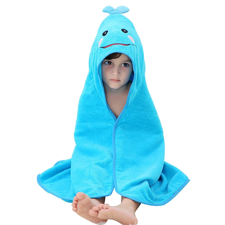 

Spring And Autumn New Children's Bathrobe Animal Cartoon Baby Cape Pure Cotton Baby Bath Towel Cape