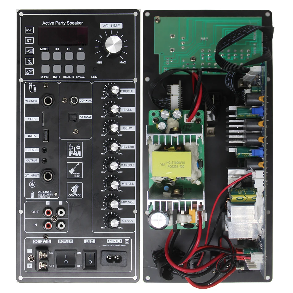 2025 hot sale 200W Home Audio Power Amplifier with Display for Sound Equipment and Speakers