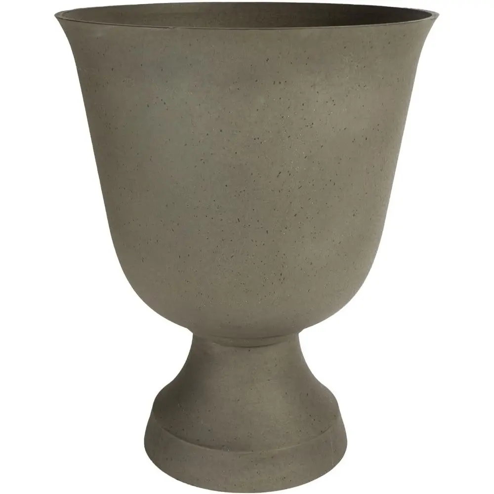 

Декоративное пластиковое кашпо HC Companies Tribeca 22 дюйма - уличный горшок для растений с дренажем для крыльца, террасы, патио, сада