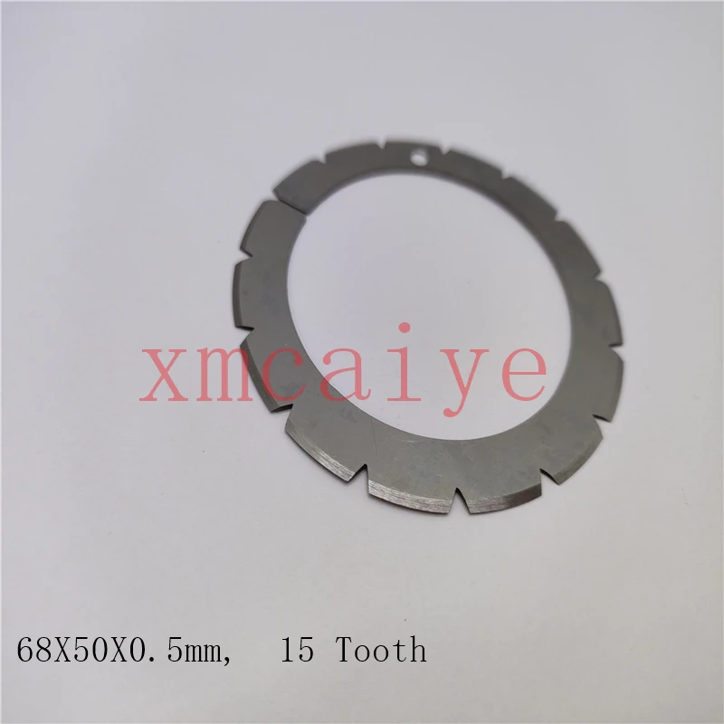 

30 PCS 15 Teeth 68*50*0.5mm Perforation Blade For Horizon Machine Folding Machine