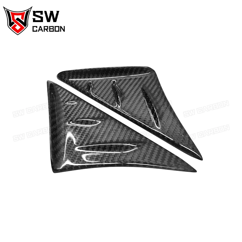 Carbon Fiber A-Pillar Window Trim Splitter Side Window Patch for Toyota Supra GR A90 MK5