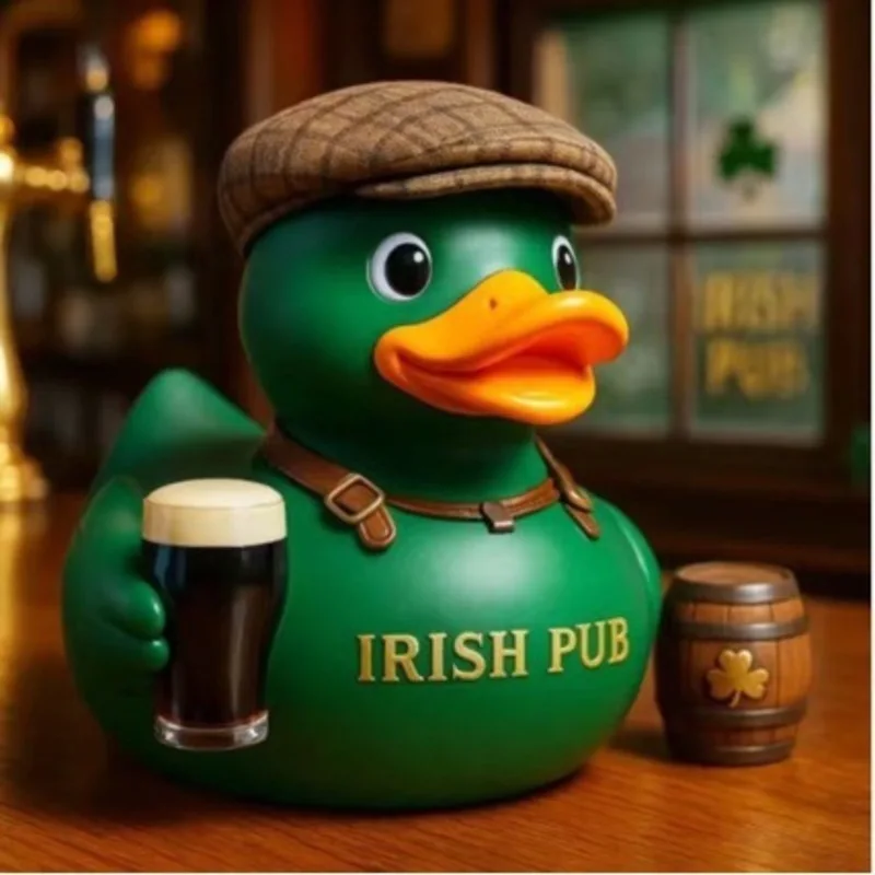New Cross-Border Irish Pub Duck Ornament High-End Niche Home Desktop Resin Decoration And Craft Item