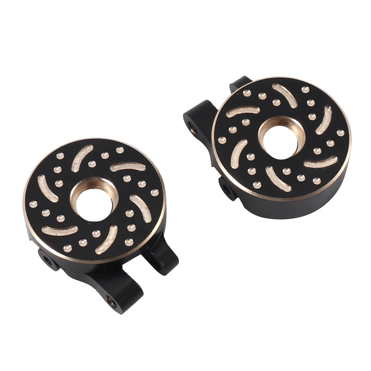 2Pcs Brass Steering Block Steering Knuckle 9737 for Traxxas TRX4M 1/18 RC Crawler Car Upgrades Parts