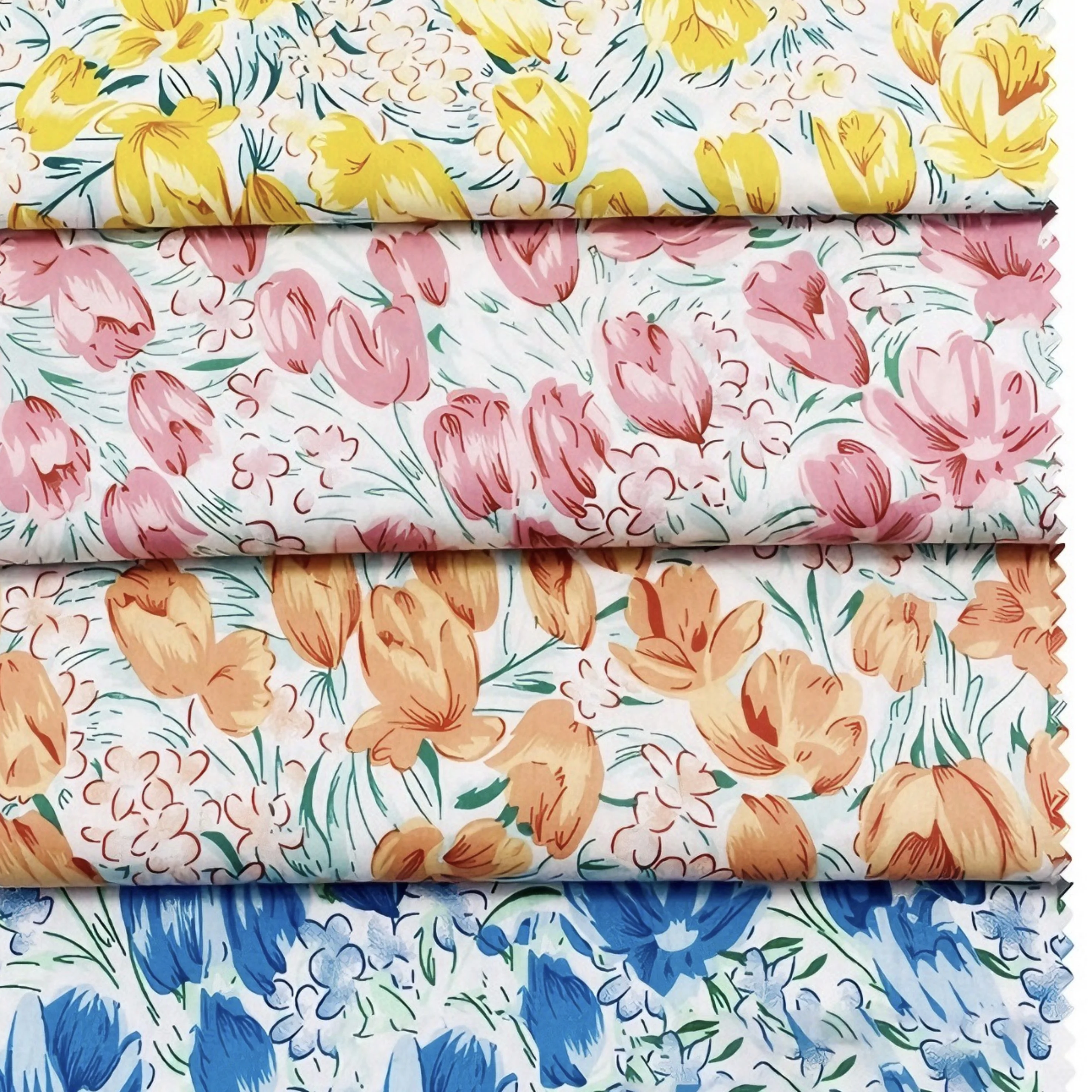 tecido-100-algodao-com-estampa-de-tulipa-vivida-145x50cm-em-varias-cores-perfeito-para-costura-acolchoamento-confecao-de-vestidos-e-artesanato-faca-voce-mesmo