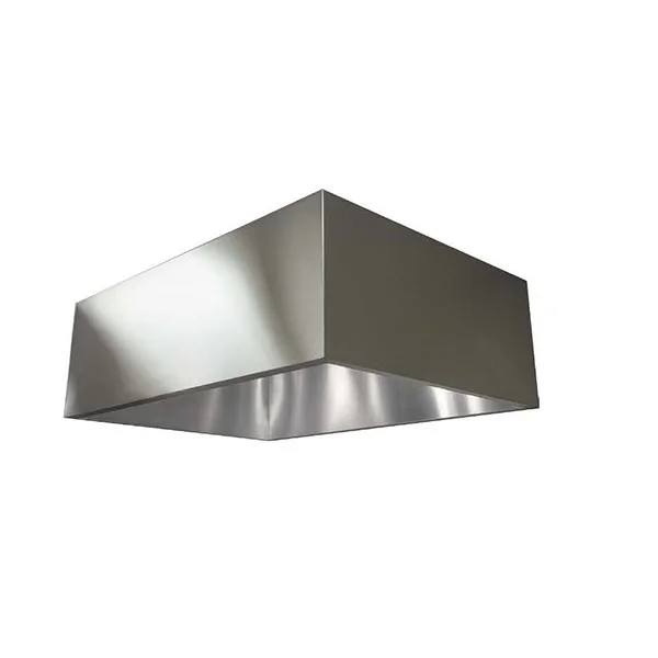 Chinese Single Side canopy style kitchen exhaust hood for commercial kitchen