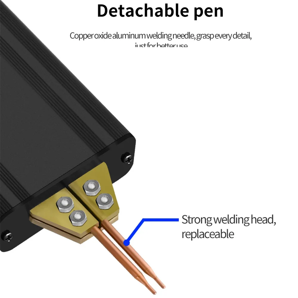 Soldador por puntos todo en uno, máquina de soldadura portátil con batería de litio 0,1, 0,2-18650 MM, 5V, ajuste de engranajes, carga USB, 5/80