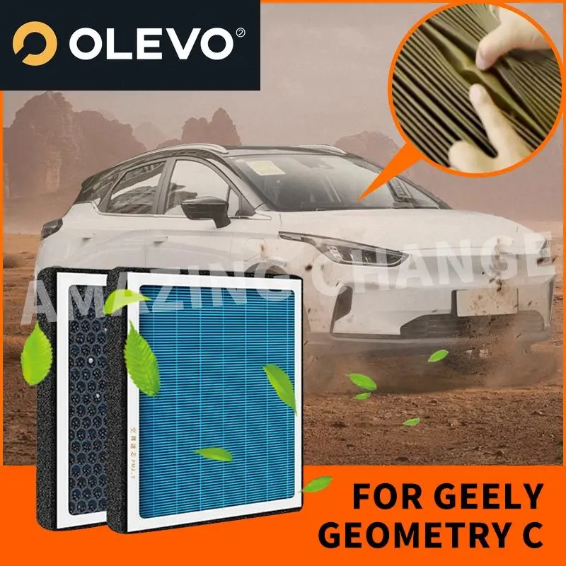 New Air Conditioning Filter Element For Geely Geometry C Accessories 2020-2022 New Activated Carbon Filter Fresh Air Fragrant