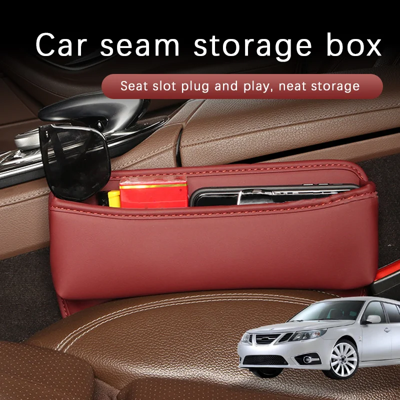 Car Seat Gap Organizer Multifunctional Console Filler Storage Car Interior Storage Bag For Saab 9-3 Car Accessories