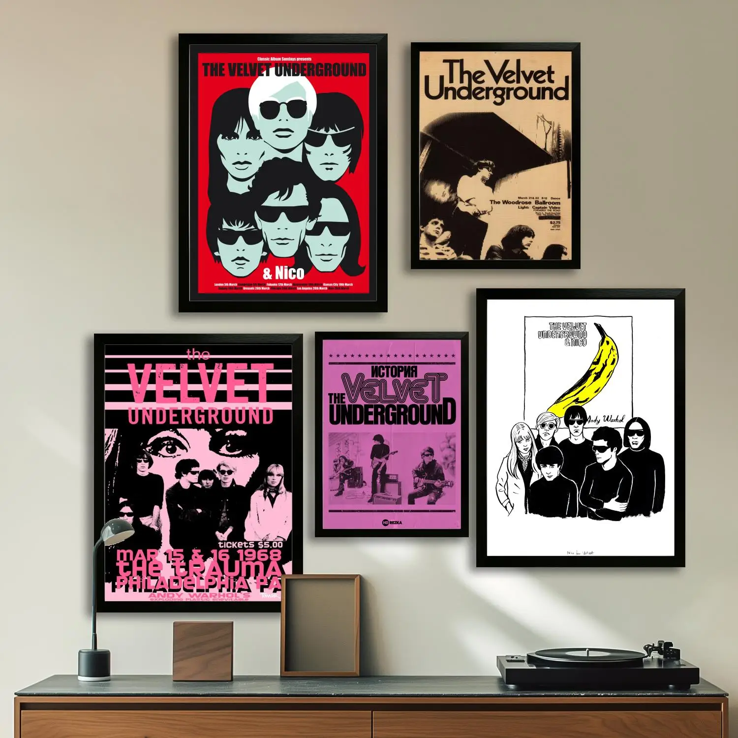 the velvet underground Canvas Art Poster and Wall Art, Picture Print, Modern Family Bedroom Decor, Posters,Decorative painting