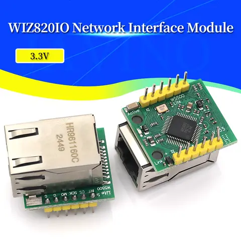 1/5/10Pcs USR-ES1 W5500 Ethernet network module hardware SPI to LAN/ Ethernet TCP / IP 51 / STM32 microcontroller program over