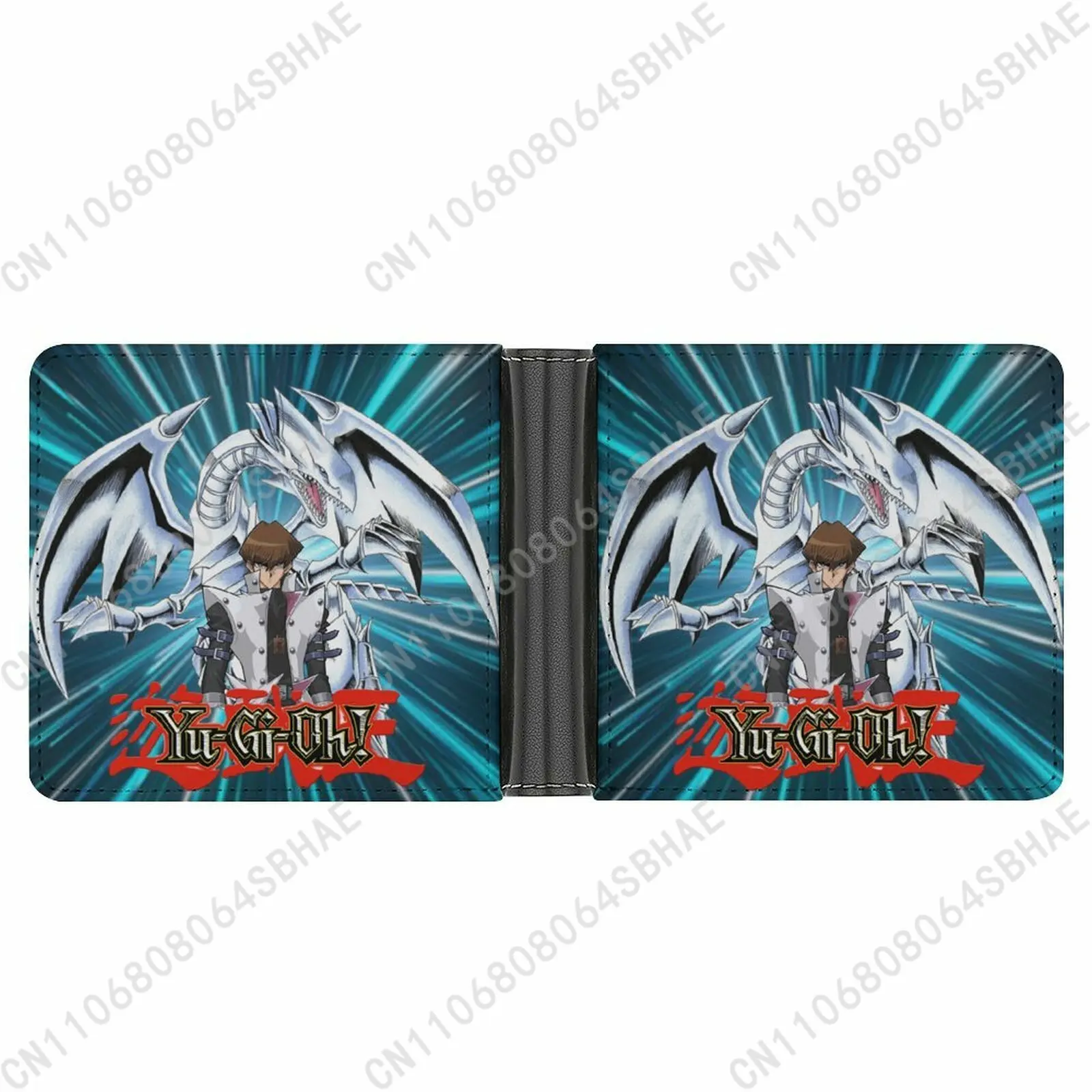

Yu-Gi-Oh Trendy Leather Wallet Teenage Girls Boys Personalized Slim Credit Card Holder Small Purse School Daily Use