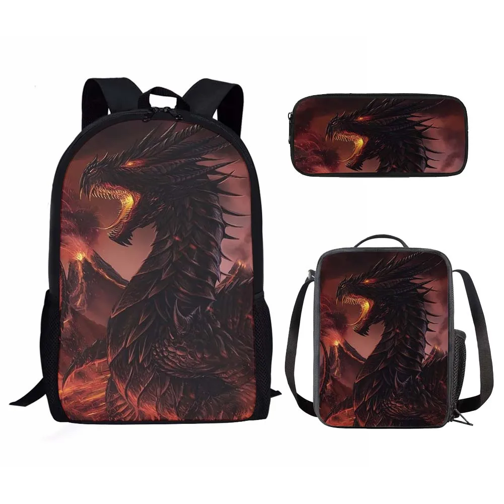 Dragon Backpacks For Students School Bags For Boys Large Capacity Primary School Bags For Boys Free Shipping Mochila Escolar