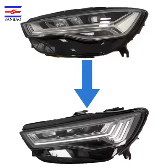Factory Direct Sales -For Audi A6 16-18 LED Modified Headlights--Direct Plug-in