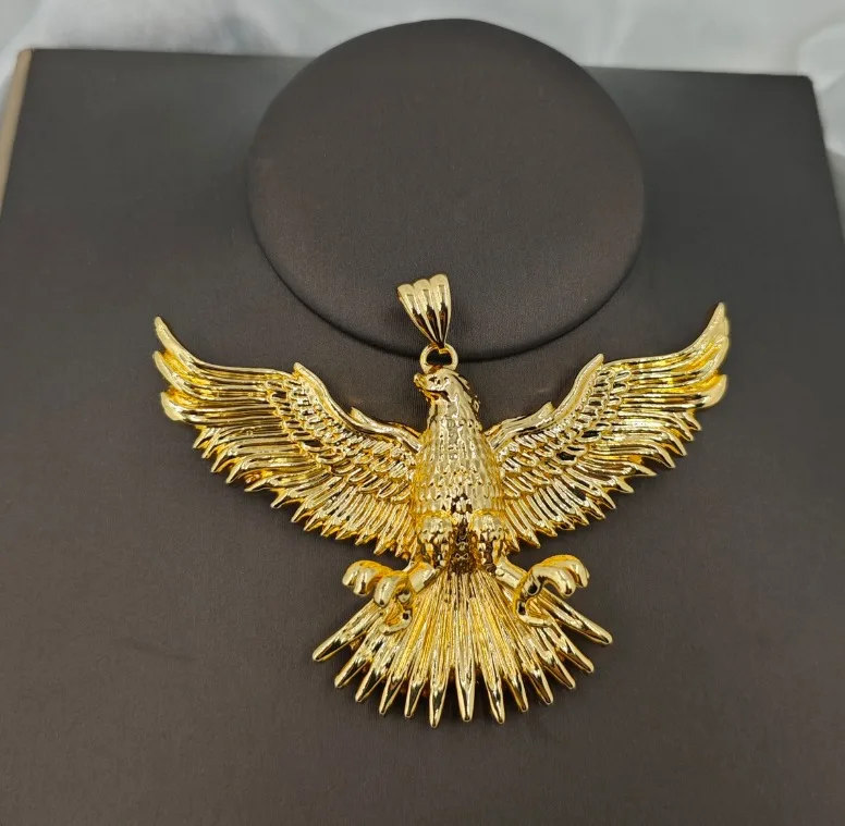 Stunning Fabulous Eagle Shape Light Weight Jewelry Set Stud Trendy Hotsale Collar Huge Pedants Jewellery For Wedding Party