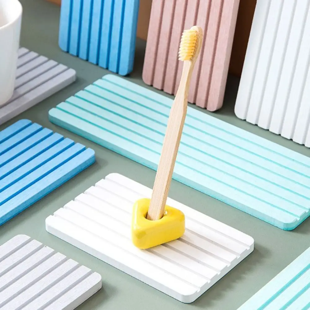 Versatile Diatom Mud Cup Mat Heat Insulation Highly Absorbent Tea Cup Pad Heat Resistant Soap Box Bathroom