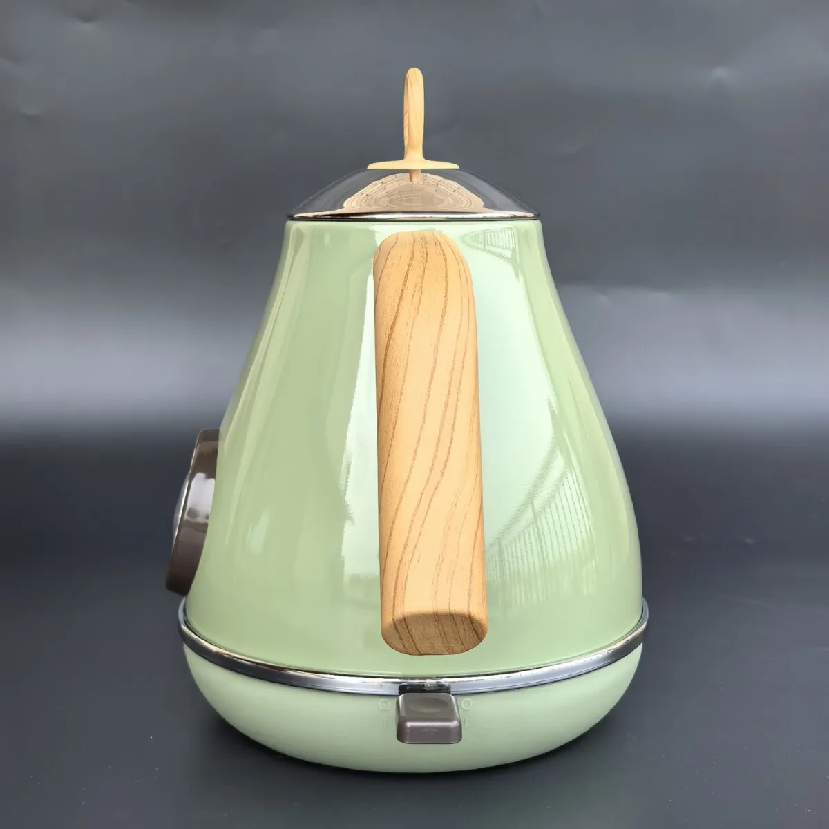 1.7L European Style Electrc Kettle Auto Power Off Boiling Water Kettle With Temperature Display 304 Stainless Steel Teapot 1850W