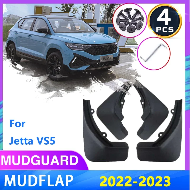 

4Pcs Front Rear Mudguard For Jetta VS5 SUV 2022 2023 Car Fender Mudflaps Splash Guards New Upgrade Wheel Protector Accessories