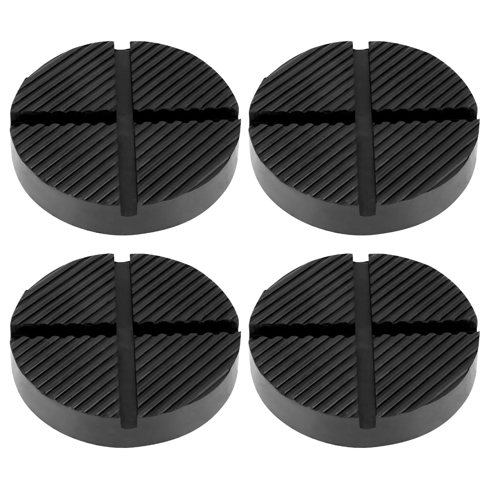 

Floor Jack Rubber Pad Universal Jack Adapter Pinch Weld Side Frame Rail Protector Puck/Pad (4