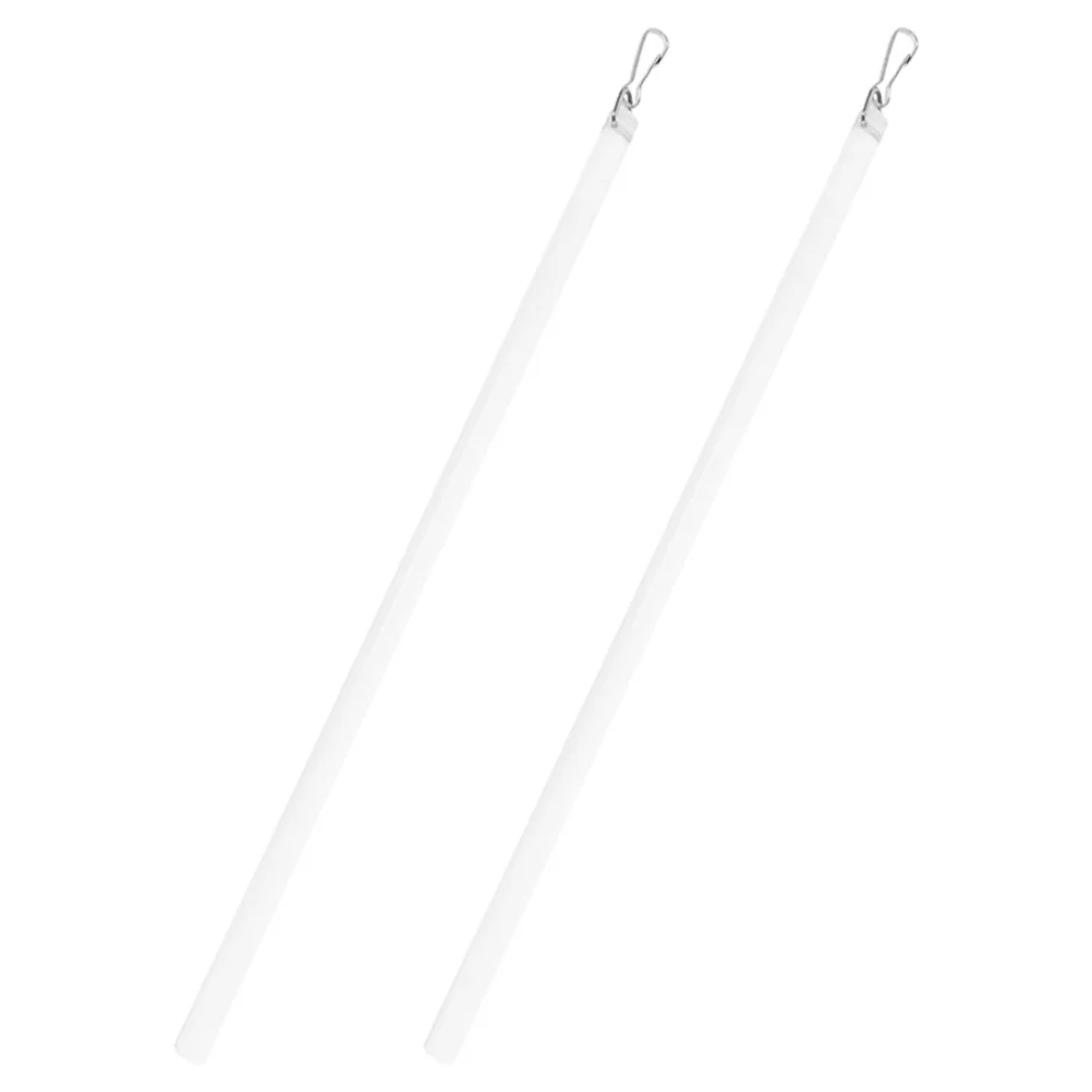 2 Pcs Blind Hook Holder Pullers Cord Drapery Adhesive Wand Replacement with Opener Window Stick Acrylic Curtain Rod