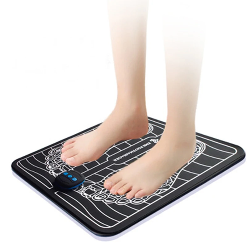 

EMS Foot Massager Electric Intelligent Muscle Stimulation Pulse Acupuncture Therapy USB Charge Pain Relief Foot Massage Device