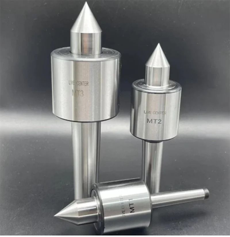 Morse MT1 MT2 MT3 High-precision Mo-Type Rotary Center Lathe Taper Handle Movable Thimble MT2 Alloy Double Tip Center