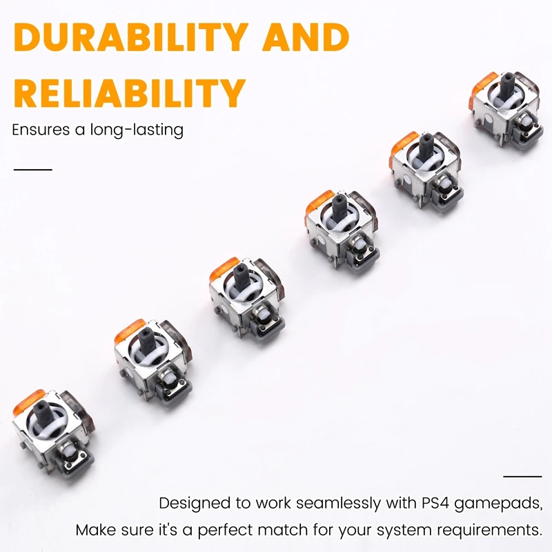 6PCS Per PS4 TMR Joystick Elettromagnetico Per PS4 Gamepad TMR Joystick 3D Analogico Thumb Stick Controller